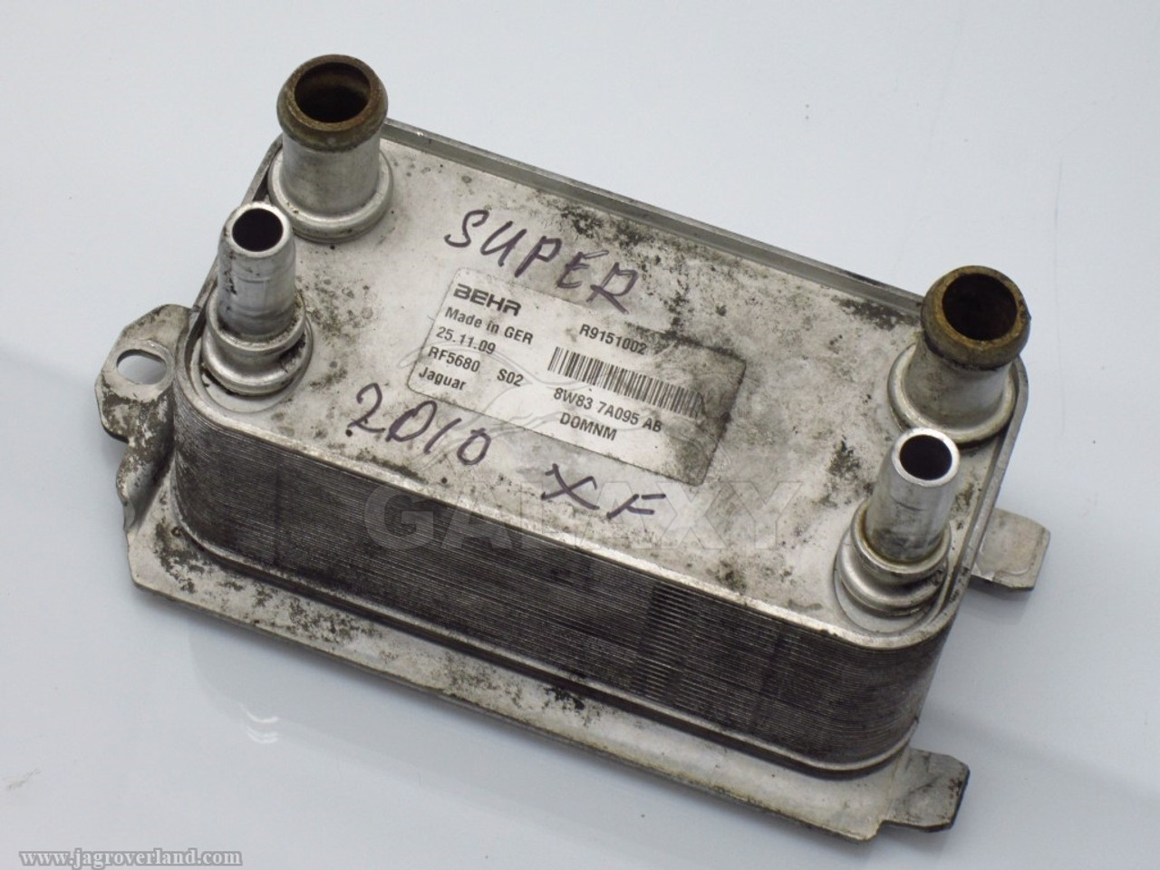 10-17 XF XJ XK F-Type R 5.0L Sc Engine Oil Cooler Radiator